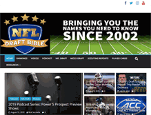 Tablet Screenshot of nfldraftbible.com